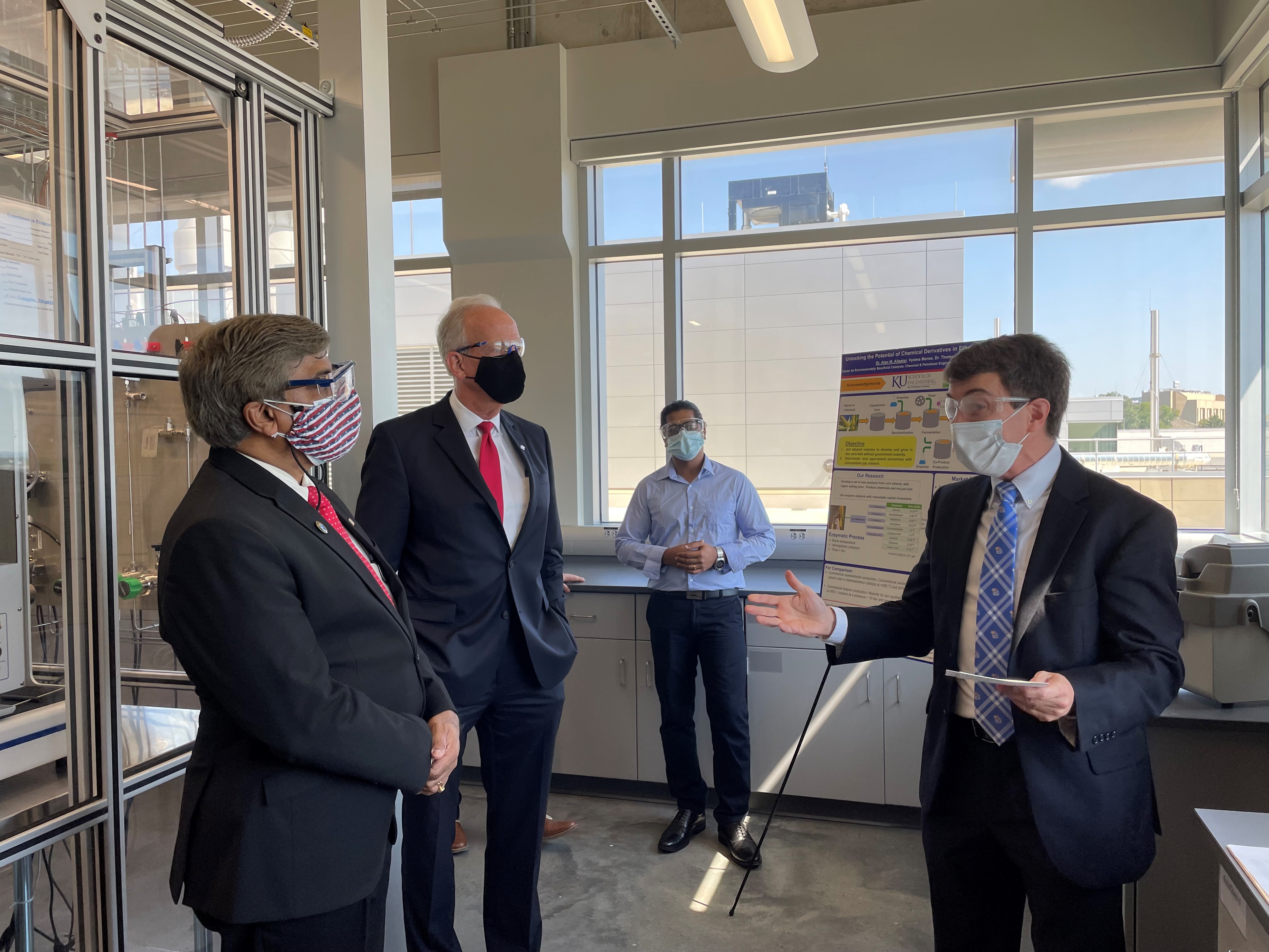 NSF Director And U.S. Senator Visit KU | Allgeier Research Group